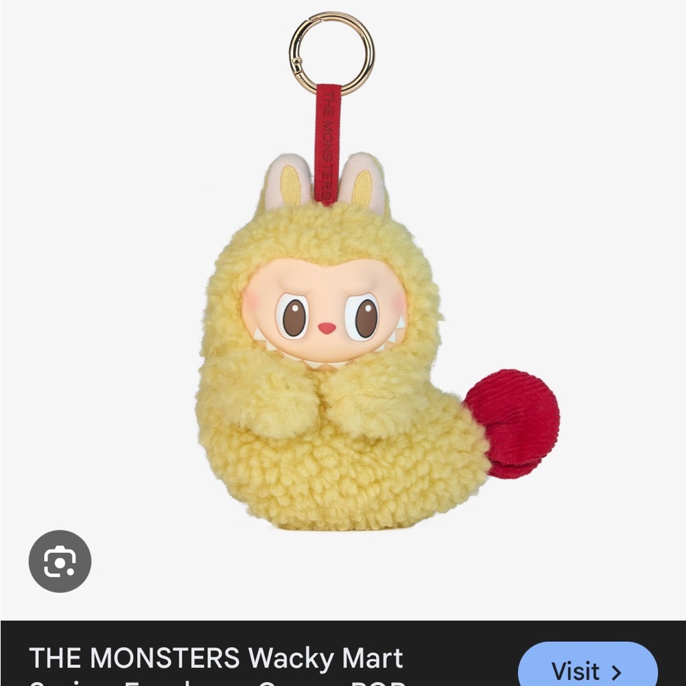 NWT THE MONSTERS Wacky Mart Shrimp Earphone Case